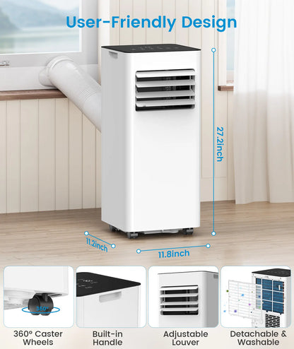 Airedual Pro Portable Air Conditioner | 8000 BTU True Compressor