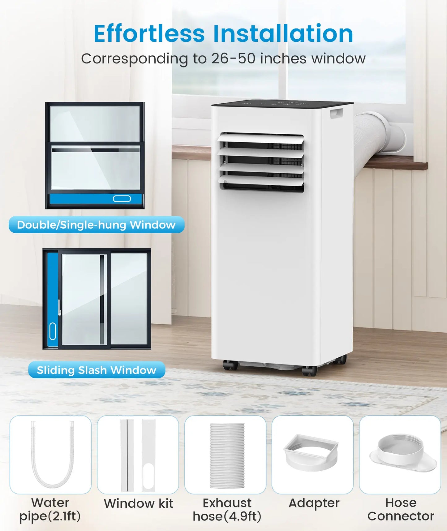 Airedual Pro Portable Air Conditioner | 8000 BTU True Compressor