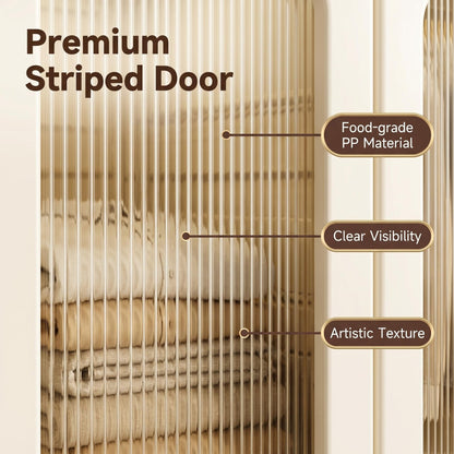 Portable Transparent Wardrobe Closet StorageOrganizer for Clothes Folding Plastic Wardrobewith Magnetic Door and Easy Assembly climavate