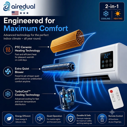 Airedual™❄️Multifunctional Wall Air Conditioner