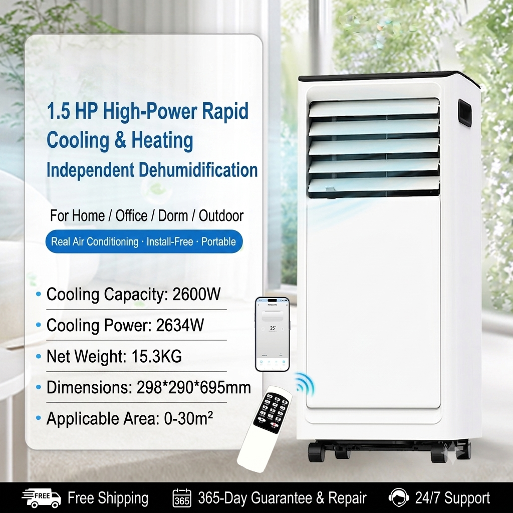 Airedual Pro Portable Air Conditioner | 8000 BTU True Compressor