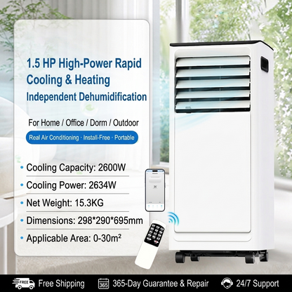 Airedual Pro Portable Air Conditioner | 8000 BTU True Compressor