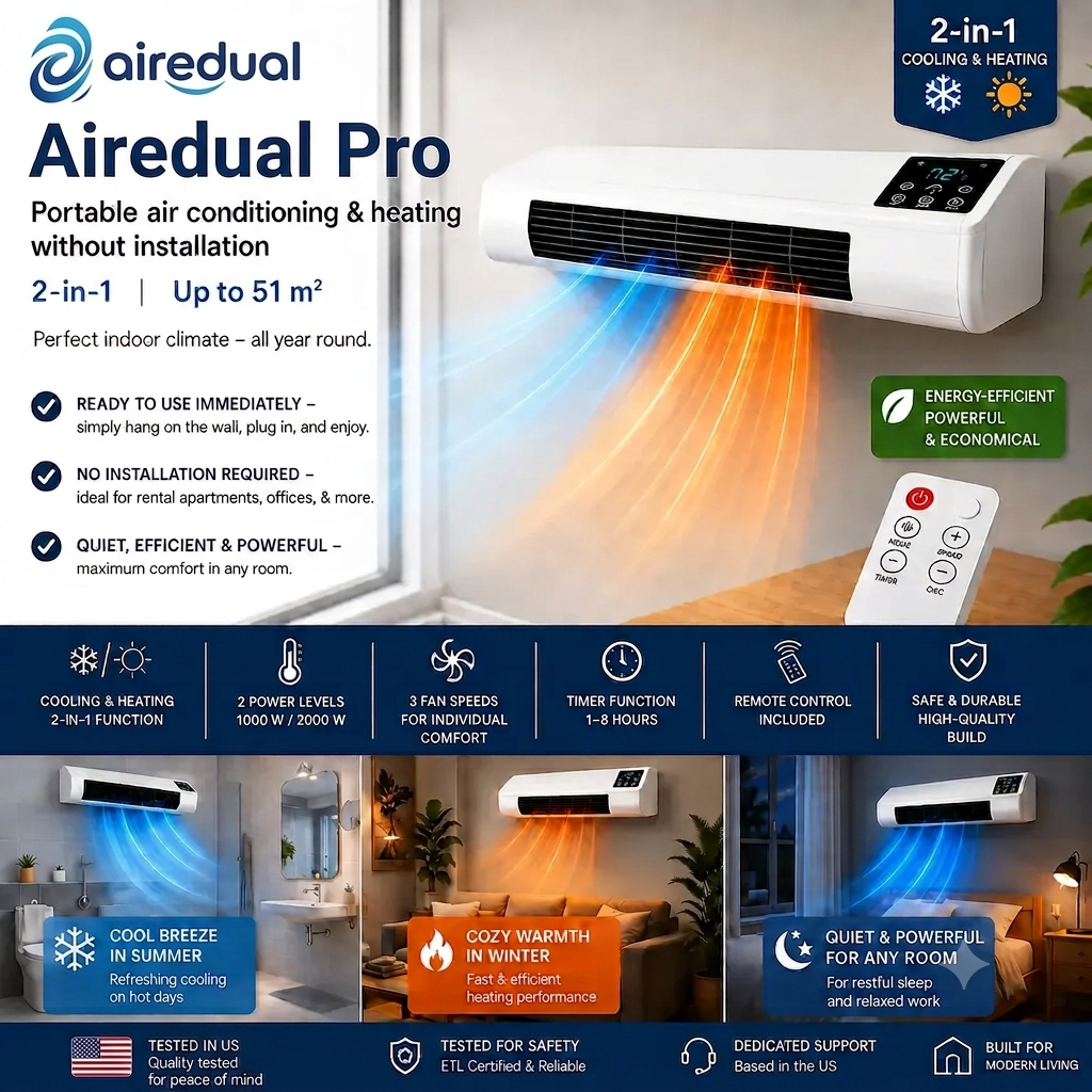 Airedual™❄️Multifunctional Wall Air Conditioner