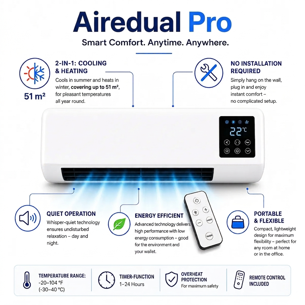Airedual™❄️Multifunctional Wall Air Conditioner