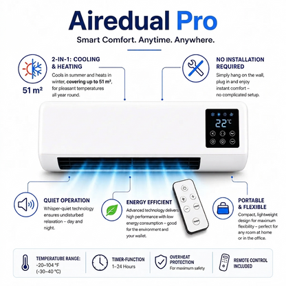 Airedual™❄️Multifunctional Wall Air Conditioner
